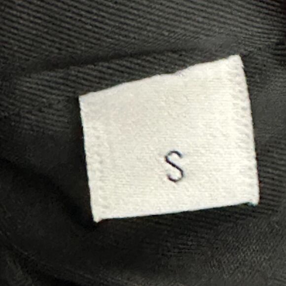 Re/Done Black Leather Fringe Jacket Drop Shoulder Women's Small NWOT - Picture 16 of 16